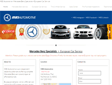 Tablet Screenshot of mbsauto.net